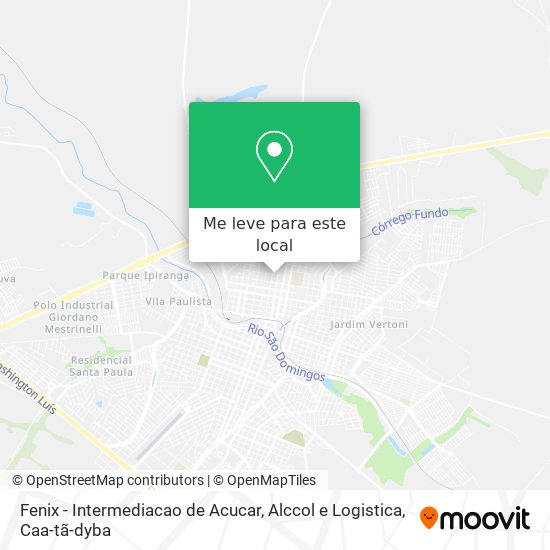 Fenix - Intermediacao de Acucar, Alccol e Logistica mapa