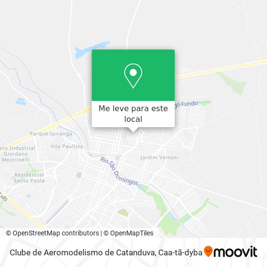 Clube de Aeromodelismo de Catanduva mapa