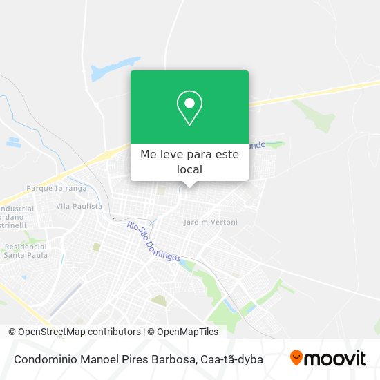 Condominio Manoel Pires Barbosa mapa