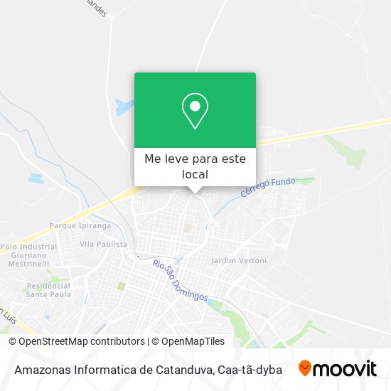 Amazonas Informatica de Catanduva mapa