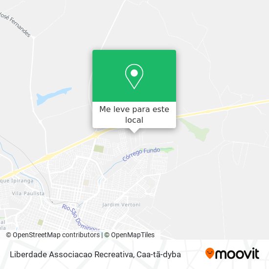 Liberdade Associacao Recreativa mapa