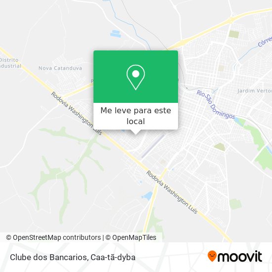Clube dos Bancarios mapa