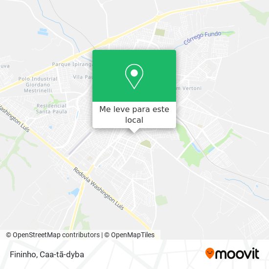 Fininho mapa