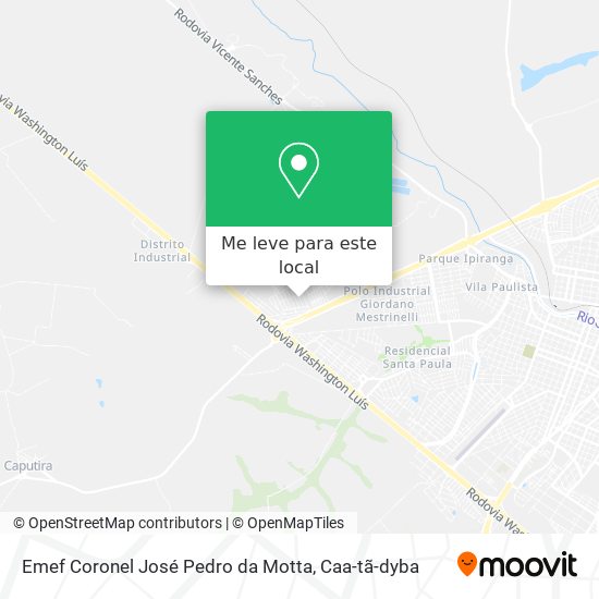 Emef Coronel José Pedro da Motta mapa