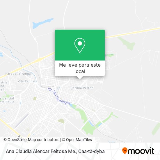 Ana Claudia Alencar Feitosa Me. mapa