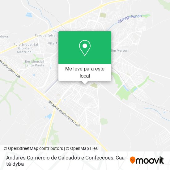 Andares Comercio de Calcados e Confeccoes mapa