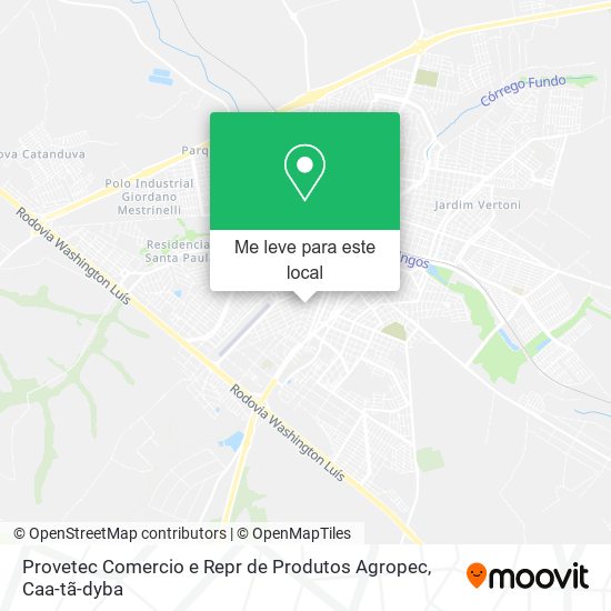 Provetec Comercio e Repr de Produtos Agropec mapa