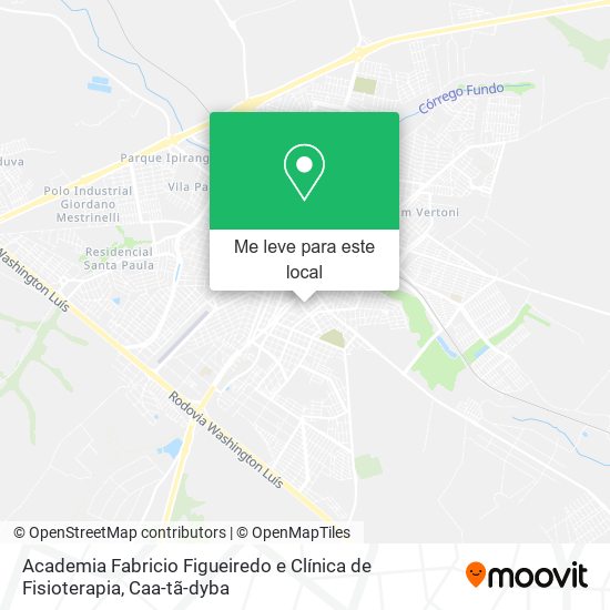 Academia Fabricio Figueiredo e Clínica de Fisioterapia mapa