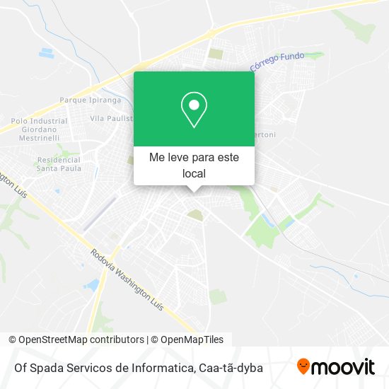 Of Spada Servicos de Informatica mapa
