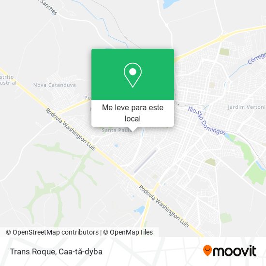Trans Roque mapa