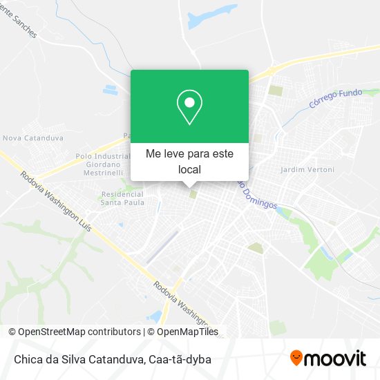 Chica da Silva Catanduva mapa