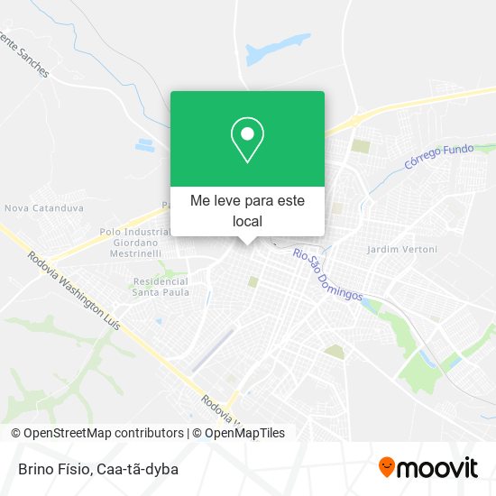 Brino Físio mapa