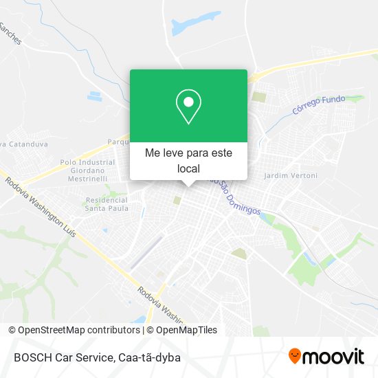 BOSCH Car Service mapa