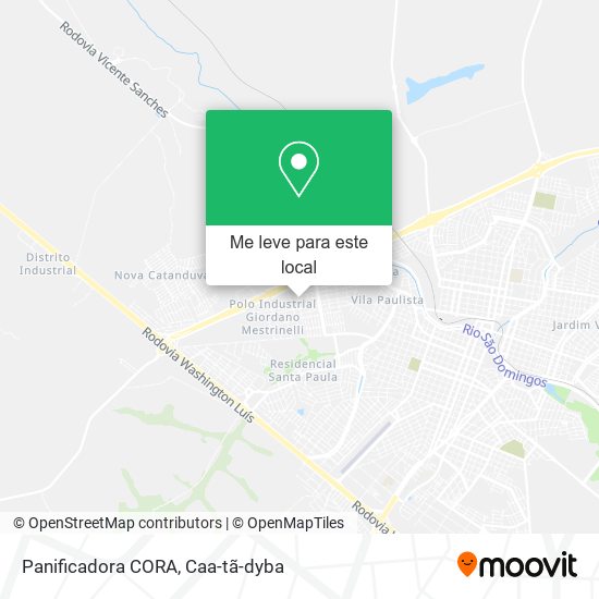 Panificadora CORA mapa