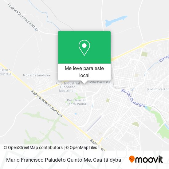 Mario Francisco Paludeto Quinto Me mapa