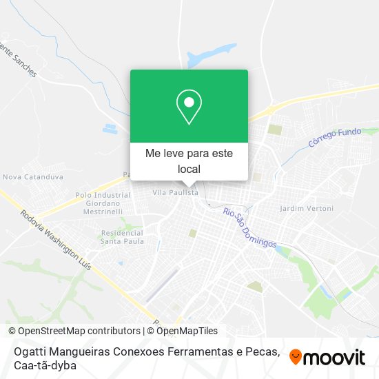 Ogatti Mangueiras Conexoes Ferramentas e Pecas mapa