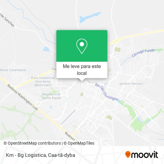 Km - Bg Logistica mapa