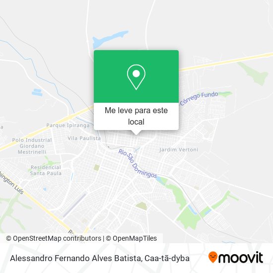 Alessandro Fernando Alves Batista mapa