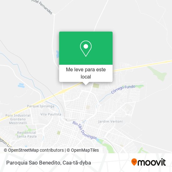 Paroquia Sao Benedito mapa