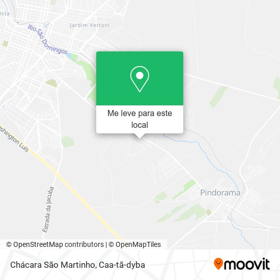 Chácara São Martinho mapa