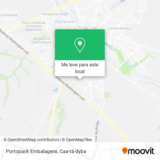 Portopack Embalagens mapa