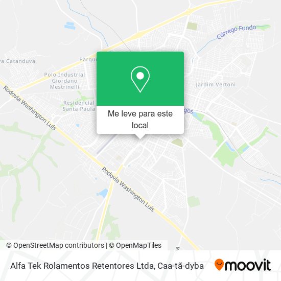 Alfa Tek Rolamentos Retentores Ltda mapa
