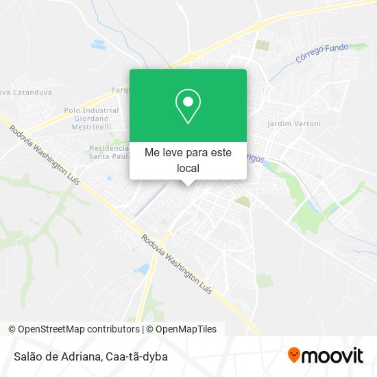 Salão de Adriana mapa
