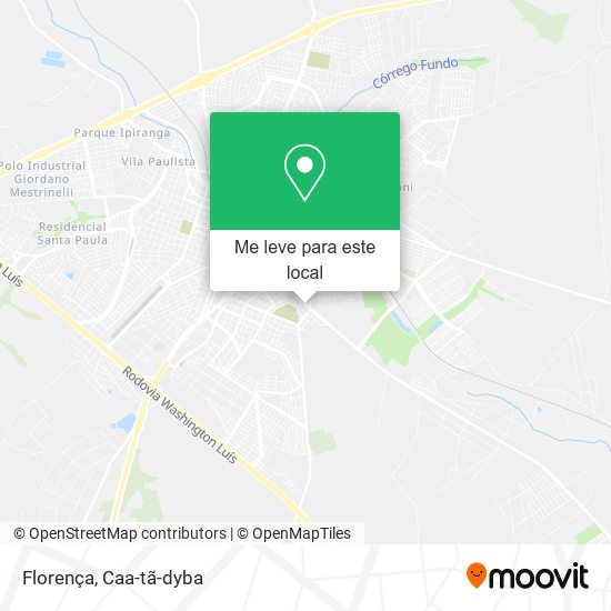 Florença mapa