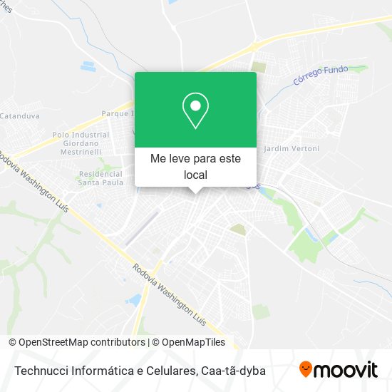 Technucci Informática e Celulares mapa