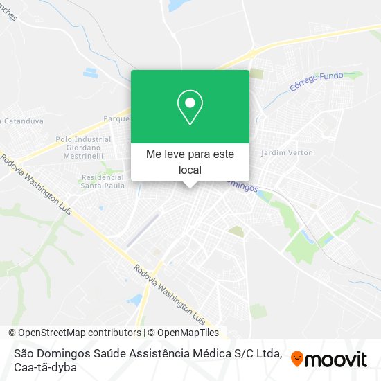 São Domingos Saúde Assistência Médica S / C Ltda mapa