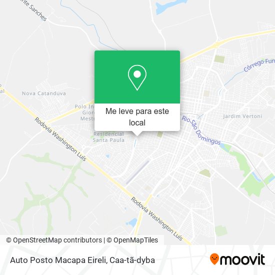 Auto Posto Macapa Eireli mapa