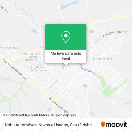 Nobu Automóveis Novos e Usados mapa