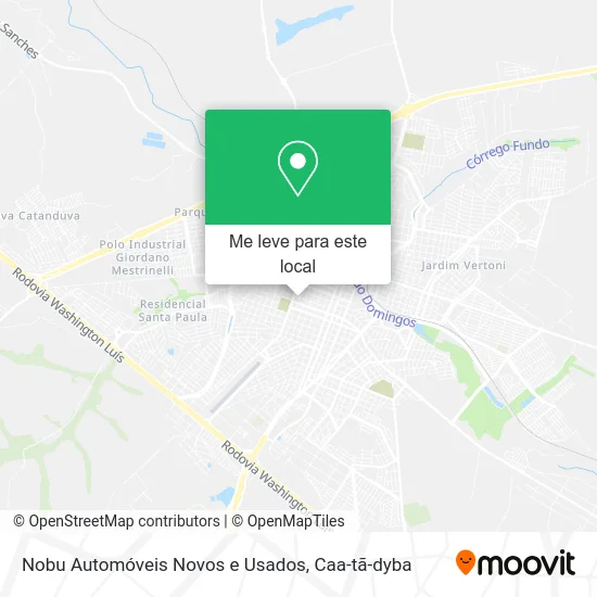 Nobu Automóveis Novos e Usados mapa