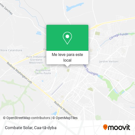 Combate Solar mapa