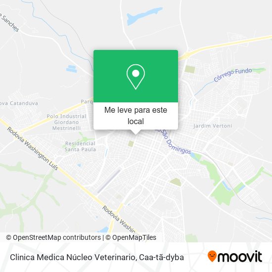 Clinica Medica Núcleo Veterinario mapa