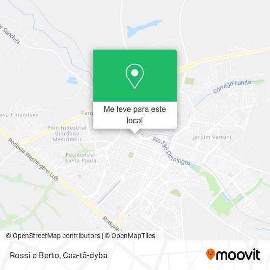 Rossi e Berto mapa