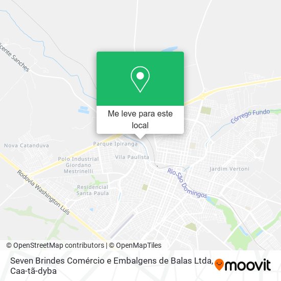 Seven Brindes Comércio e Embalgens de Balas Ltda mapa