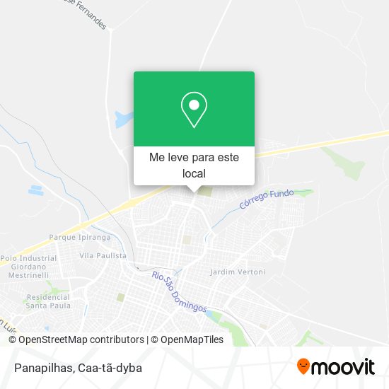 Panapilhas mapa