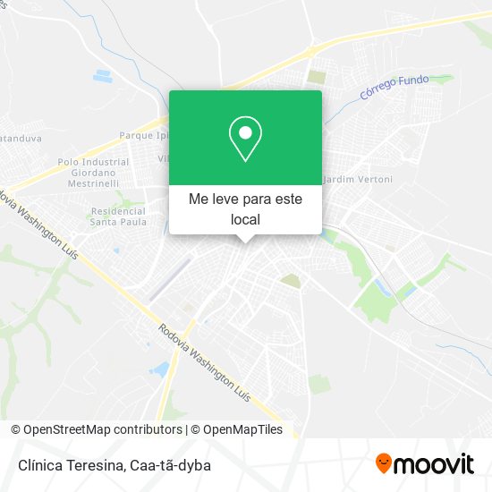 Clínica Teresina mapa