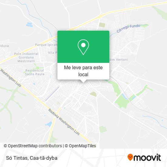 Só Tintas mapa