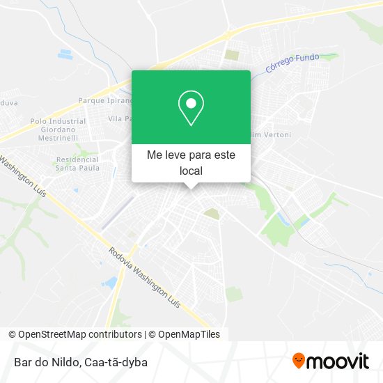 Bar do Nildo mapa