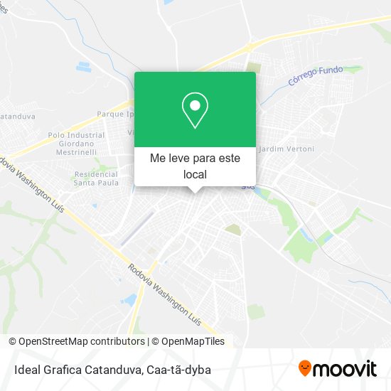 Ideal Grafica Catanduva mapa