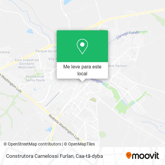 Construtora Carnelossi Furlan mapa