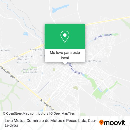 Livia Motos Comércio de Motos e Pecas Ltda mapa