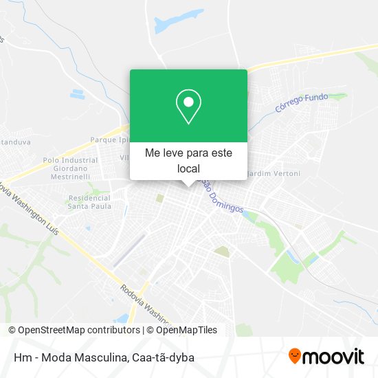 Hm - Moda Masculina mapa