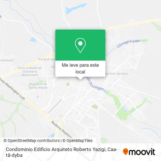 Condominio Edificio Arquiteto Roberto Yazigi mapa