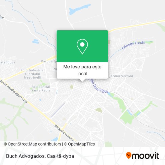 Buch Advogados mapa