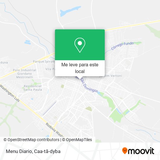 Menu Diario mapa