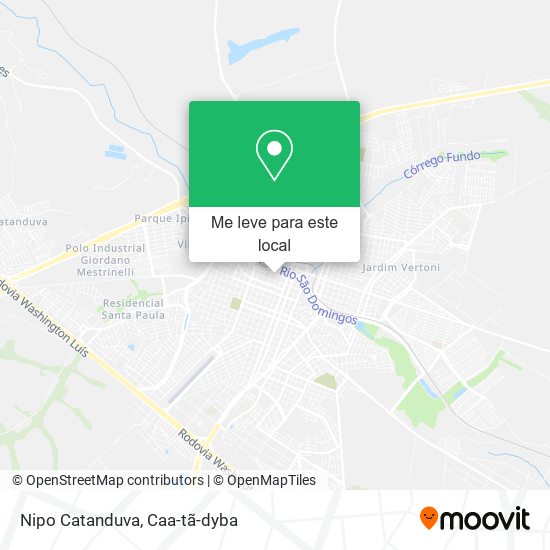 Nipo Catanduva mapa