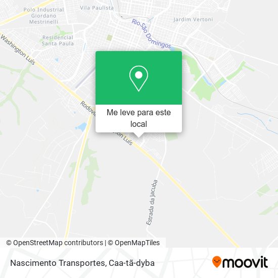 Nascimento Transportes mapa